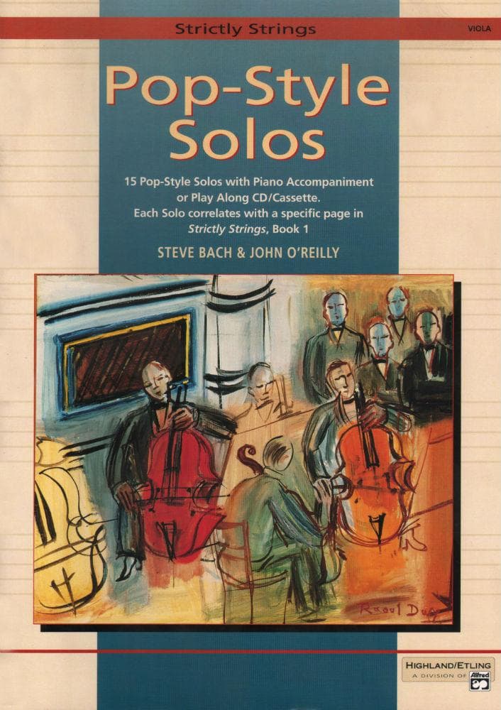 O'Reilly, John - Pop-Style Solos, Viola Book Published by Neil A Kjos Music Company