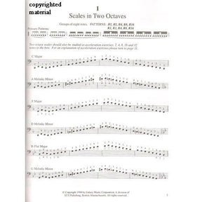 Galamian, Ivan - Scale System, Volume 1 - Cello - arranged and edited by Hans Jørgen Jensen - EC Schirmer Edition