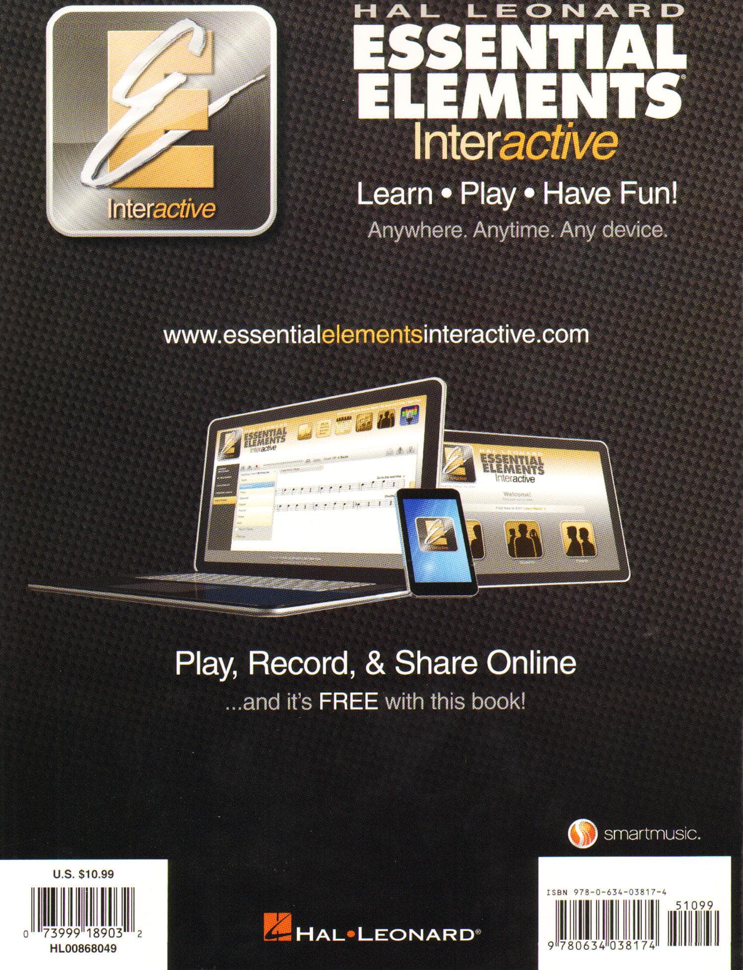 Essential Elements Interactive (formerly 2000) for Strings - Viola Book 2 - by Allen/Gillespie/Hayes - Hal Leonard Publication