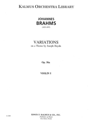 Brahms, Johannes - Variations On A Theme Of Haydn Violin Orchestral Parts and Excerpts - Kalmus Publication