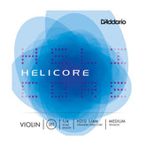 D'Addario Helicore Violin Set 1/4 Size Medium