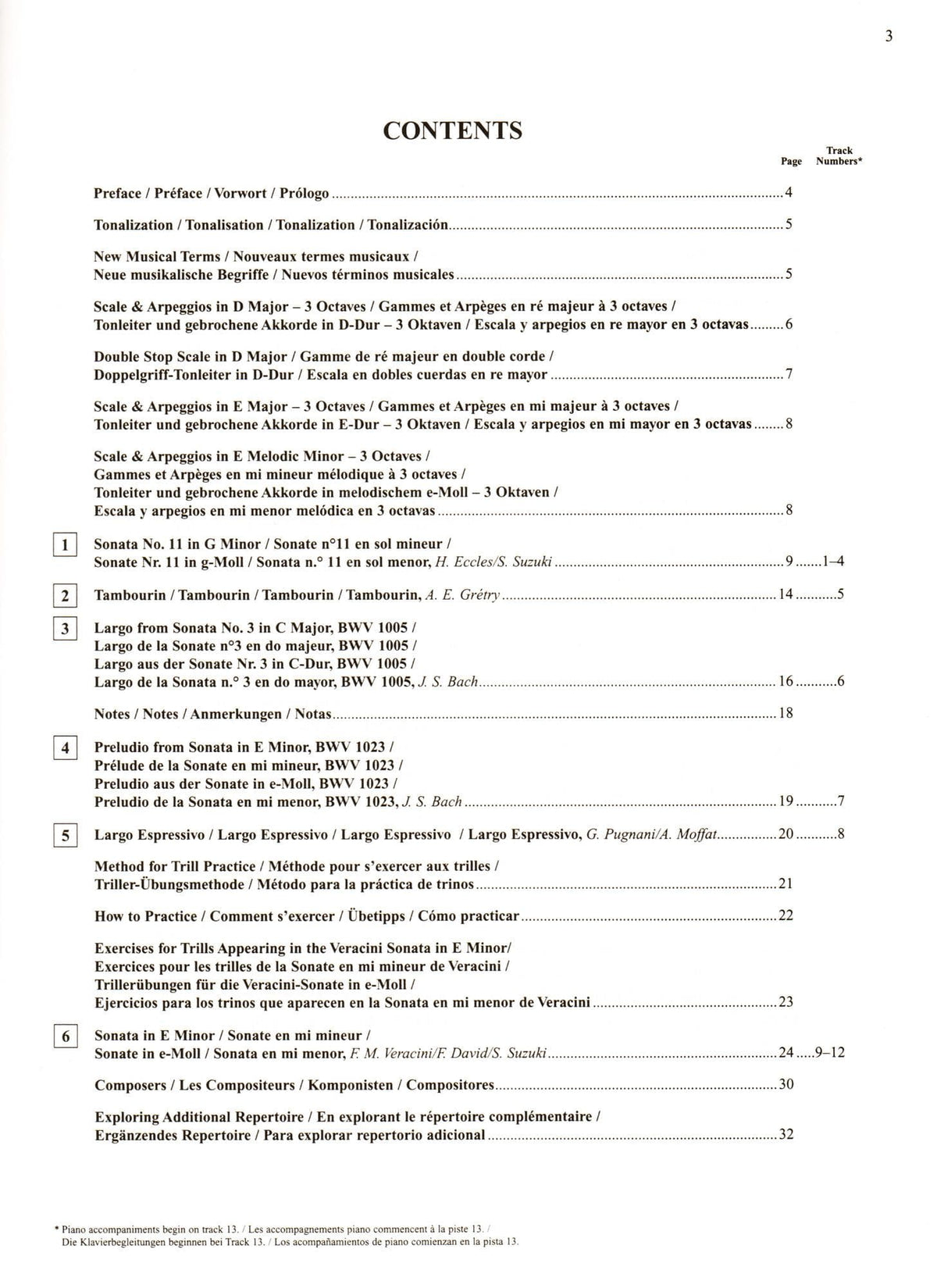 Suzuki Violin School Method Book and CD, Volume 8