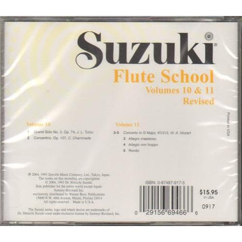 Suzuki Flute School CD, Volumes 10 and 11