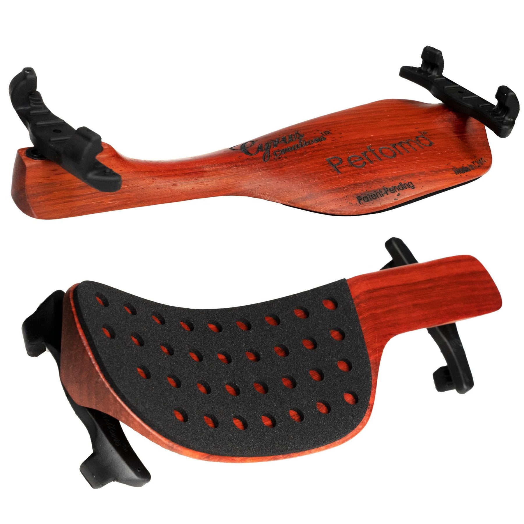 Performa Padauk Wood Violin Shoulder Rest in 4/4 Size