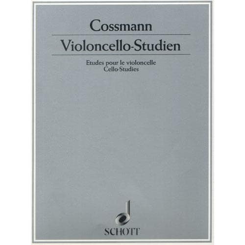 Cossman, Bernhard - Studies For Cello - Schott Edition