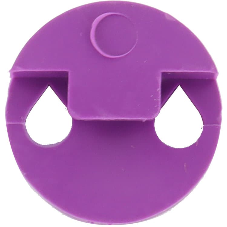 Tourte Mute Round 2 Holes for Violin Purple