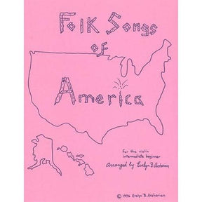 Folk Songs of America - Beginner Book for Violin by Evelyn AvSharian