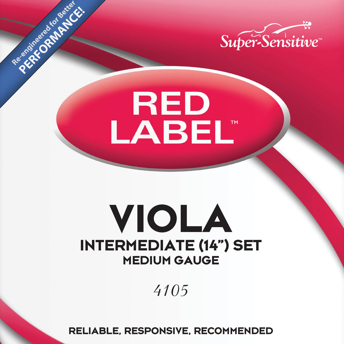 Bulk Red Label Viola String 12-Sets 14