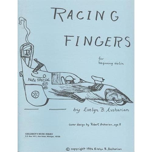 Racing Fingers for Beginning Violin - Book for Violin by Evelyn AvSharian