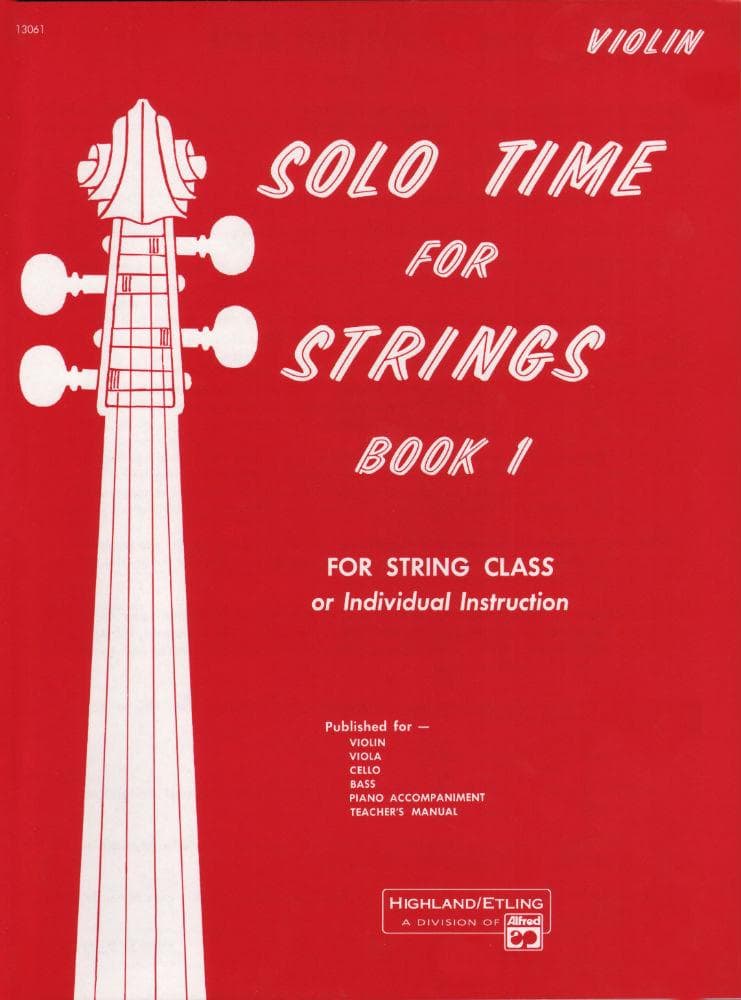 Etling, Forest - Solo Time For Strings, Book 1 - Violin - Alfred Music Publishing