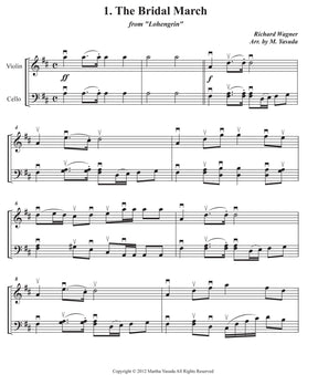 Yasuda, Martha - Wedding Melodies For Violin and Cello - Digital Download