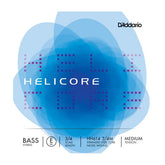 Helicore Bass Hybrid E 3/4 Size Medium