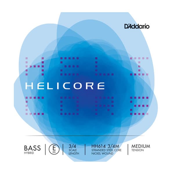 Helicore Bass Hybrid E 3/4 Size Medium
