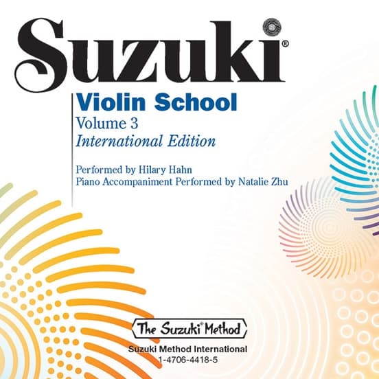 Suzuki Violin School CD, Volume 3, Performed by Hilary Hahn
