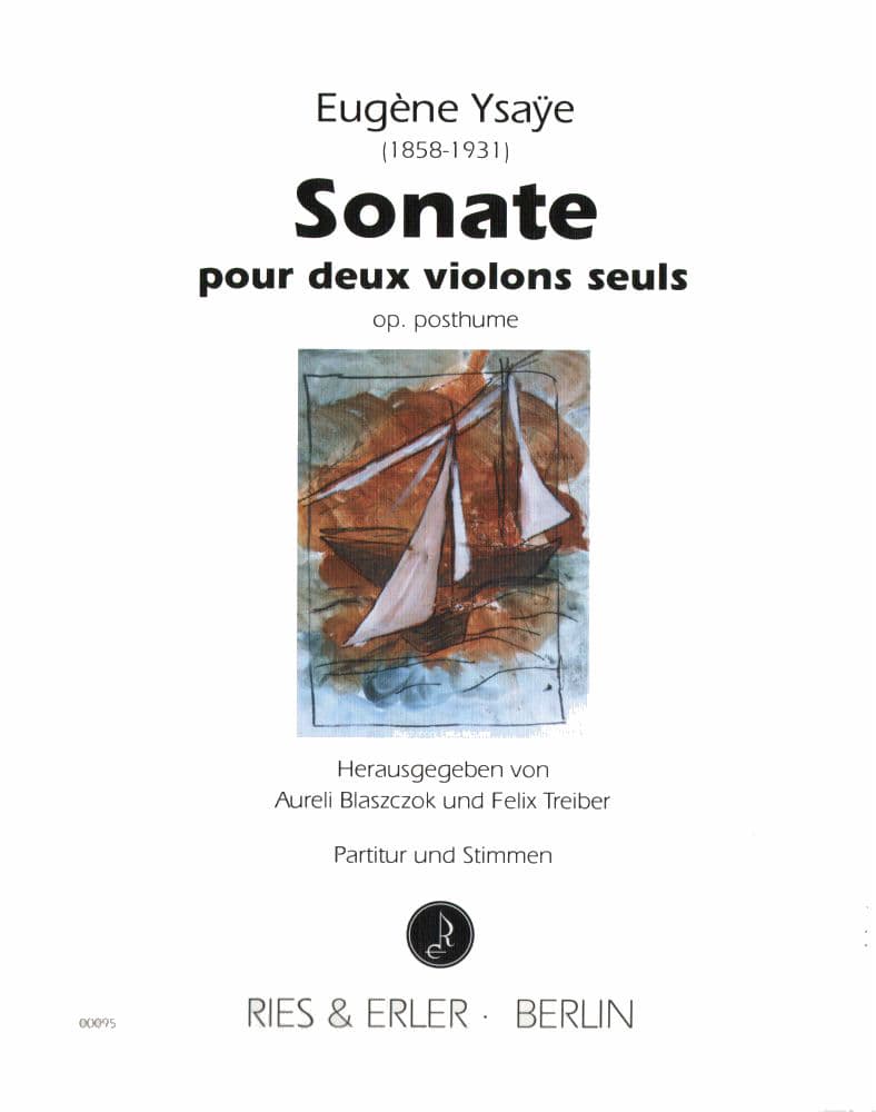 Ysaÿe, Eugène - Sonata for Two Violins Op Posthumous Published by Carl Fischer