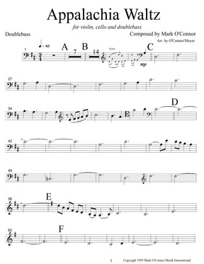 O'Connor, Mark - Appalachia Waltz for Violin, Cello, and Bass - Bass - Digital Download