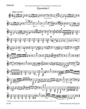 Beethoven, Ludwig - 6 String Quartets Op 18