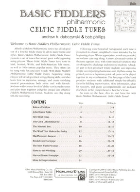 Basic Fiddlers Philharmonic - Celtic Fiddle Tunes - Violin Book - by Dabczynski & Phillips - Alfred Publishing