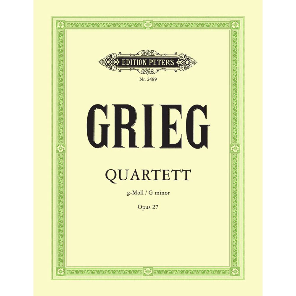 Grieg-String Quartet No 1 in g Minor Op 27