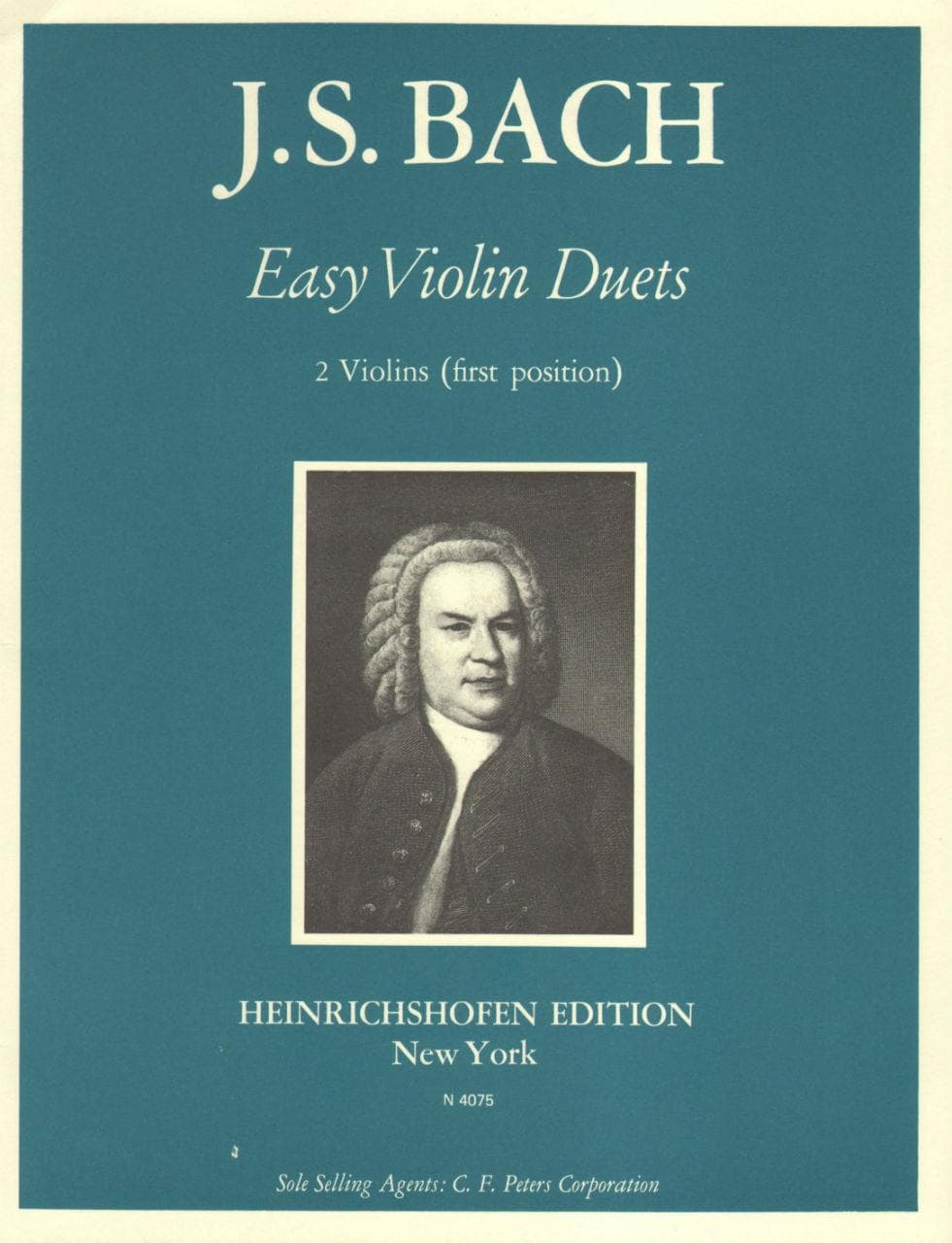 Bach Violin Duets Sheet Music for Beginners