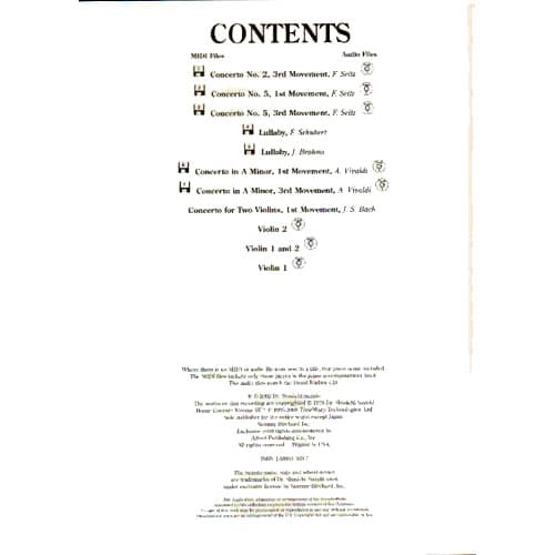 Suzuki Violin School Piano Accompaniment MIDI/CD-ROM, Volume 4