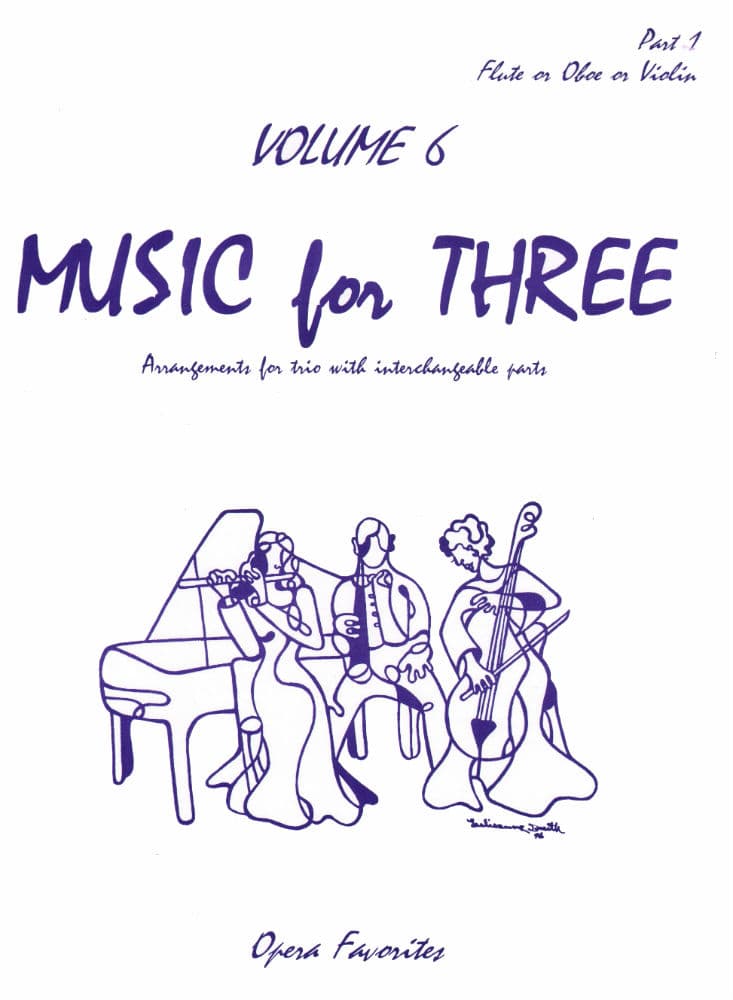Music for Three Volume 6 Part 1 for Violin, Oboe or Flute Published by Last Resort Music