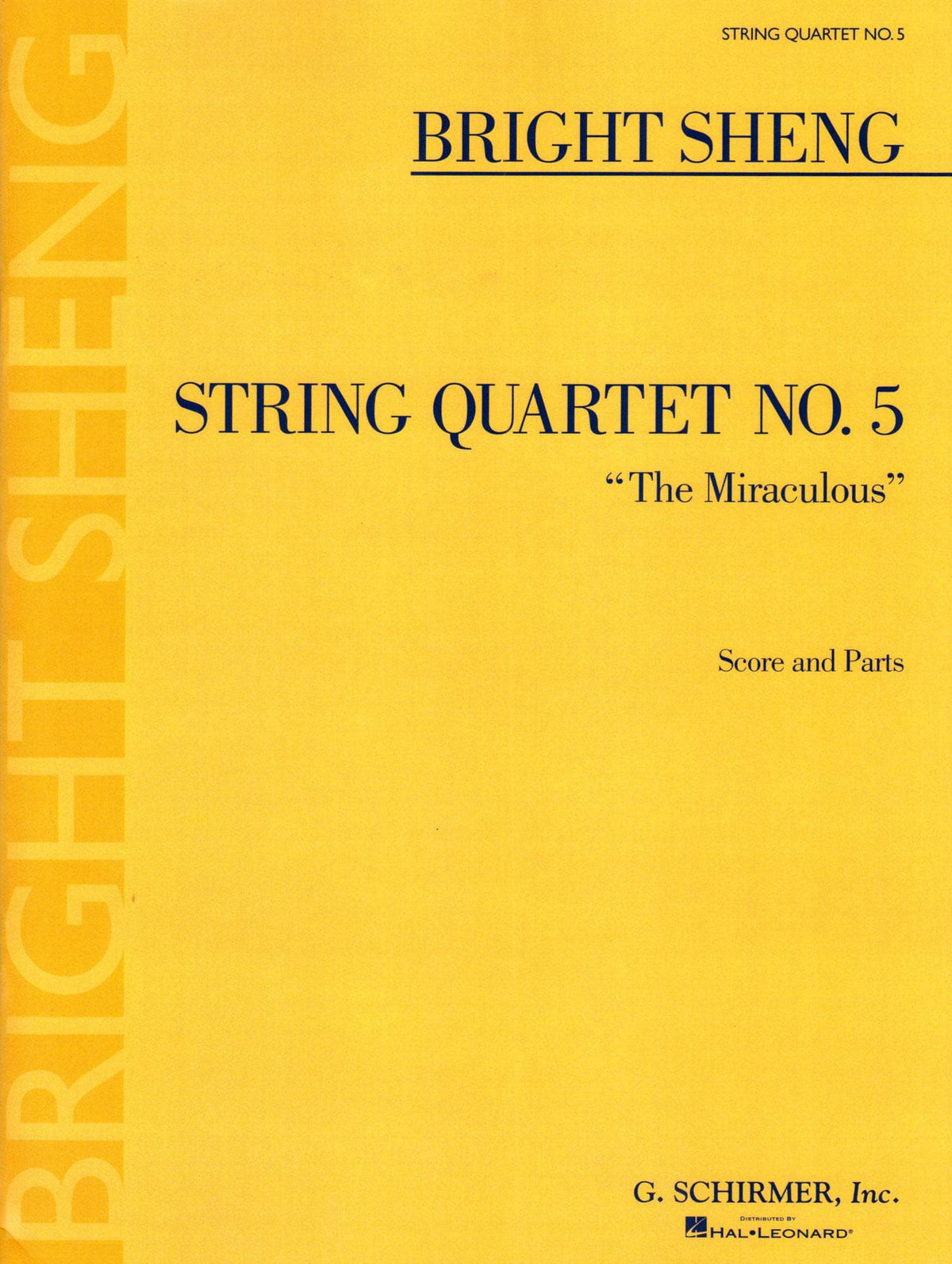 Sheng, Bright - String Quartet No. 5,