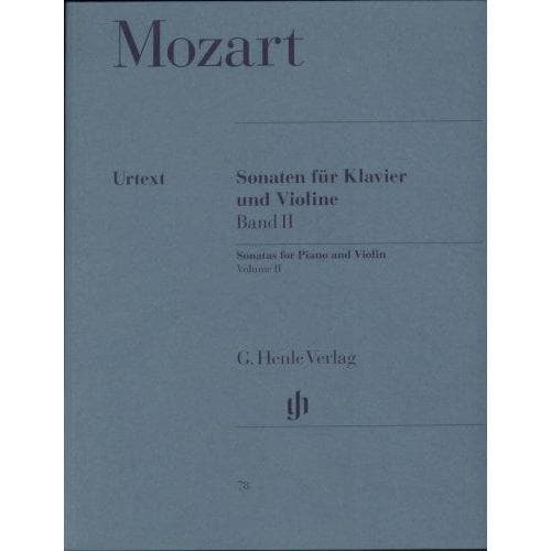 Mozart, WA - Sonatas for Piano and Violin, Volume 2 - edited by Wolf-Dieter Seiffert - G Henle Verlag URTEXT