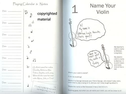 Violin Notes: A Playing Journal with Tips & Tricks to Keep the Violin Fun by Eleanore Hamilton