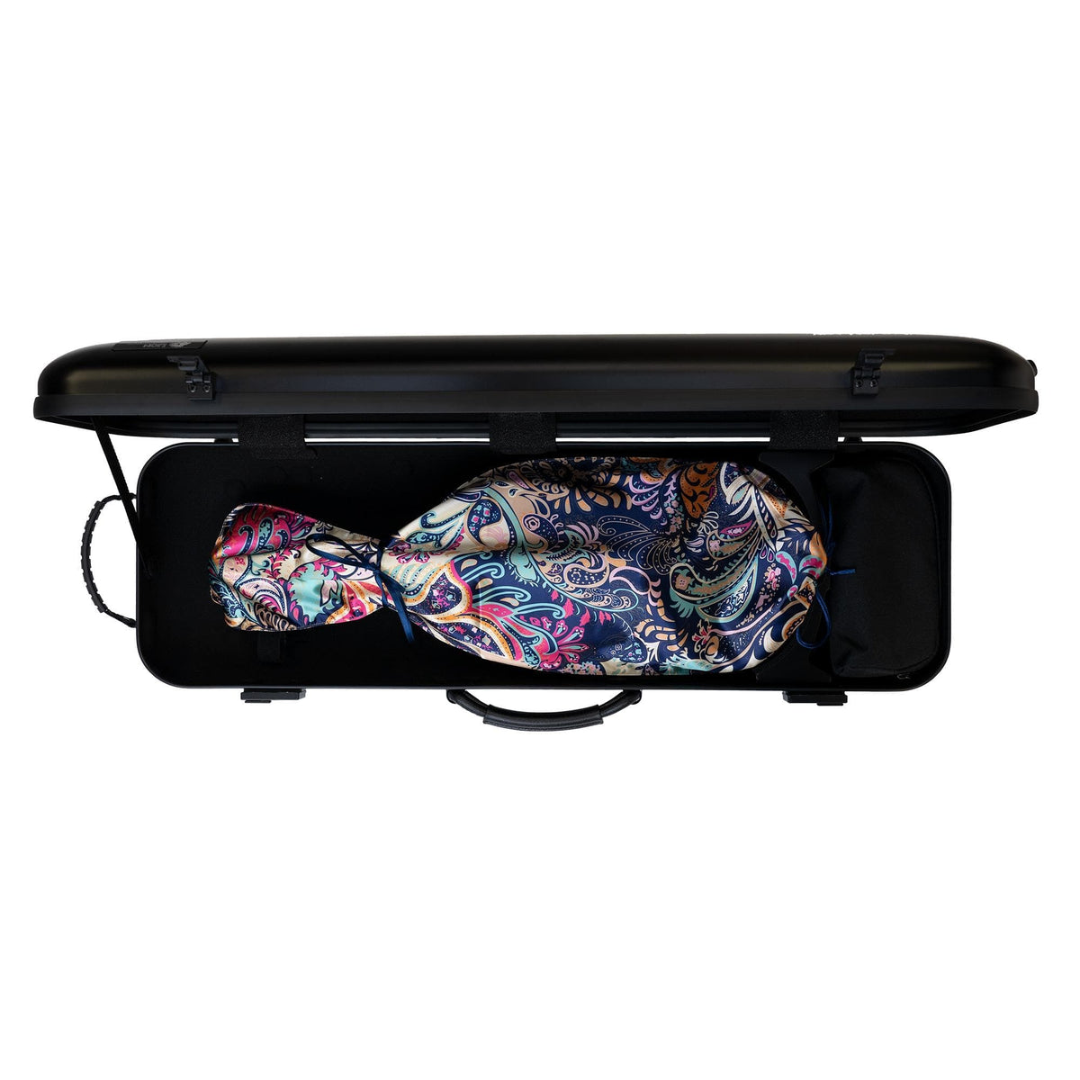 Carmen Bruna Viola Silk Bag