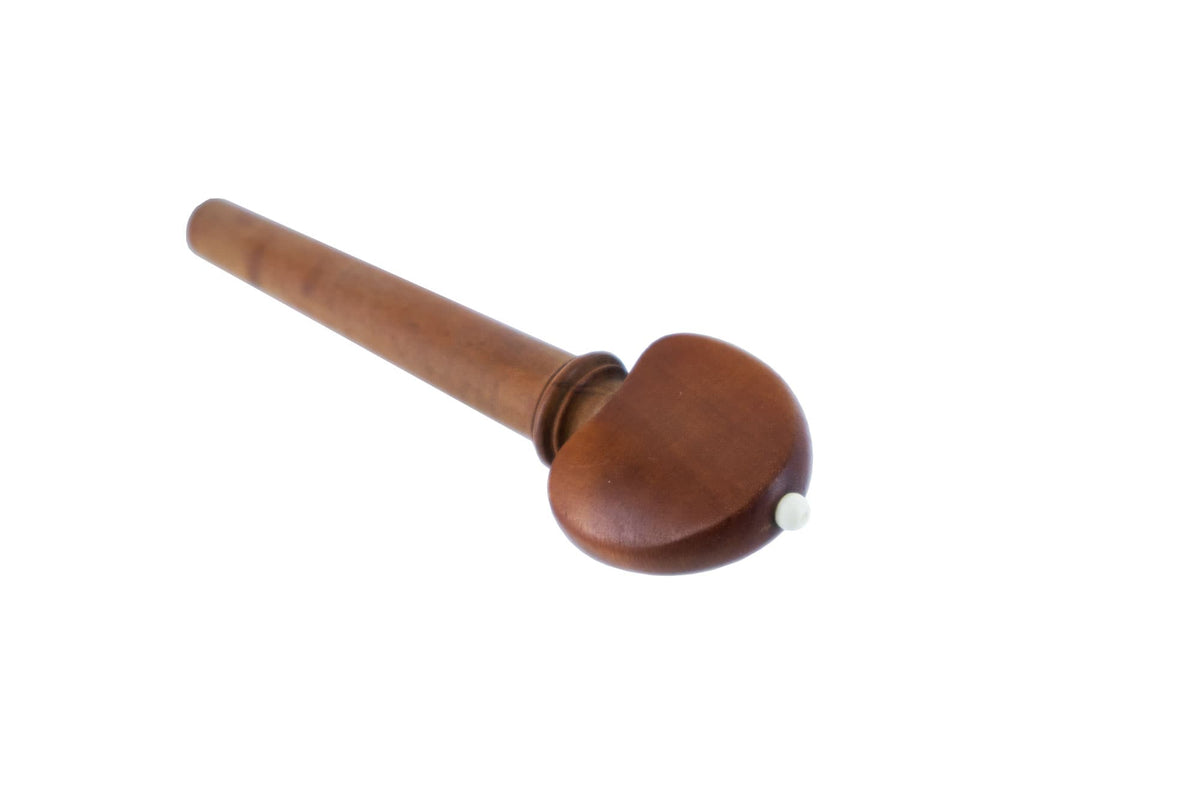 Set of Hill Model Boxwood Cello Pegs with White Pin 4/4 Size