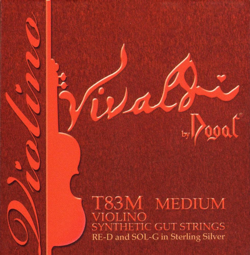Dogal Vivaldi Violin String Set 4/4 Size Medium