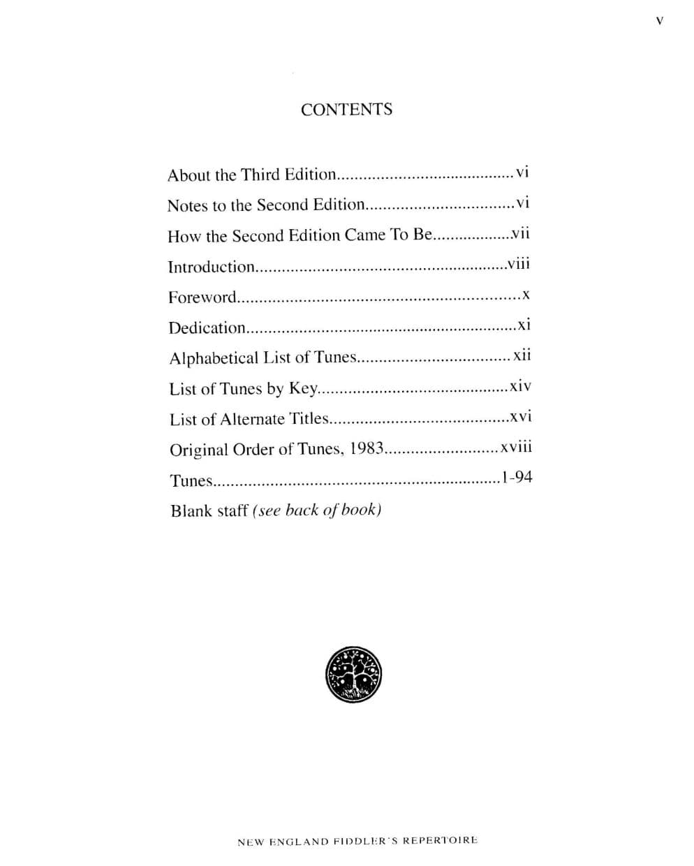 New England Fiddler's Repertoire, Fiddle/Violin Second Edition