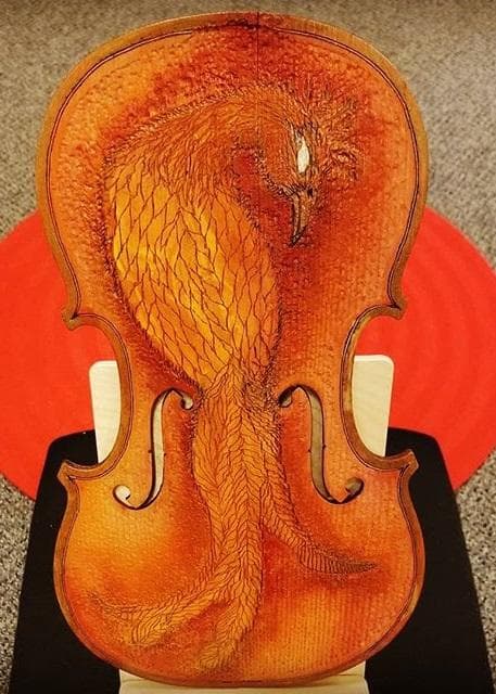 Violin Top Gift Plaque