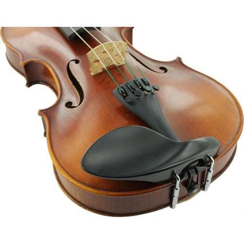 Guarneri Ebony Violin Chinrest - Rounded Plate