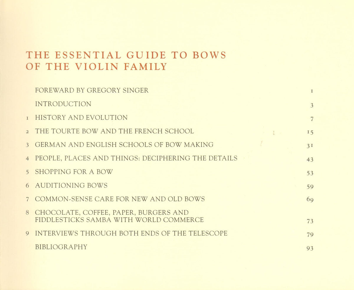 The Essential Guide to Bows of the Violin Family - by Gabriel Schaff
