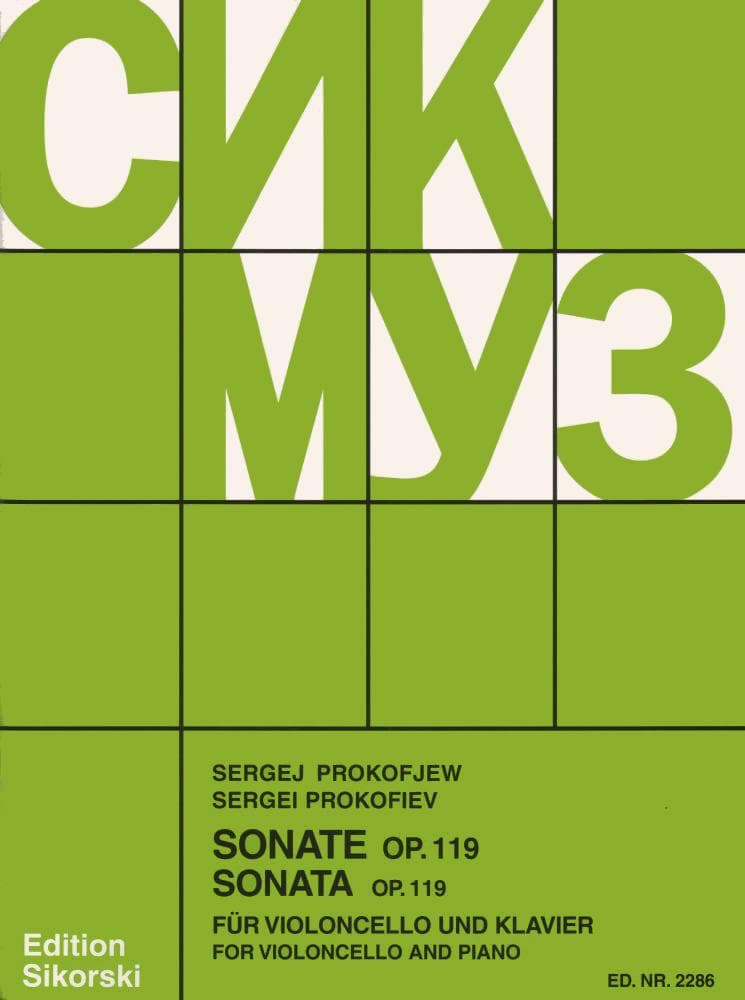Prokofiev Sonata: C Major Op. 119 Sheet Music