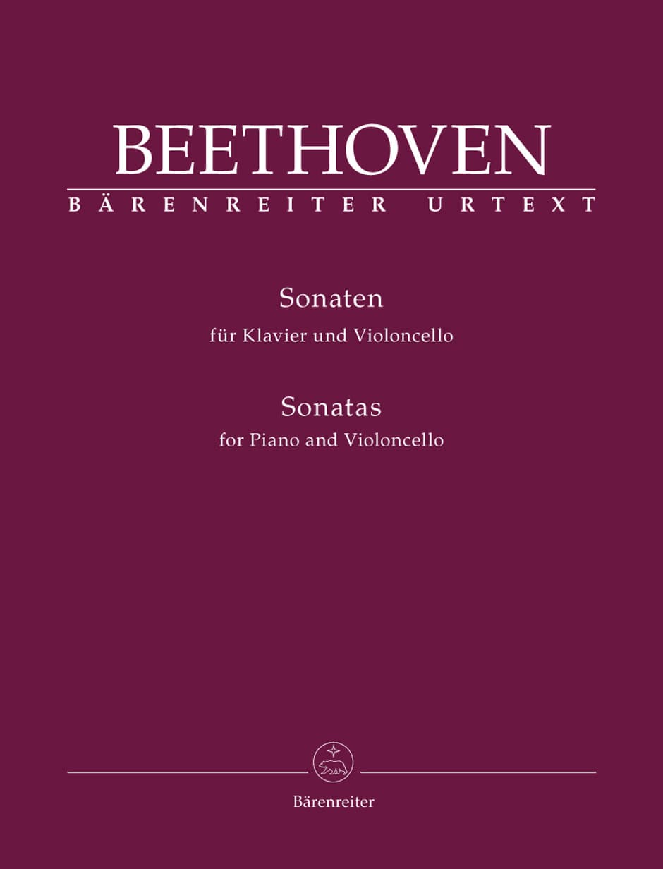 Beethoven Sonatas: Op. 5, Op. 69, Op. 102 - Del Mar Urtext