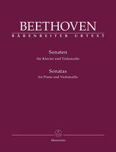 Beethoven, Ludwig - Sonatas Op 5, 69, 102 for Cello and Piano - Edited by Del Mar - Barenreiter URTEXT Edition