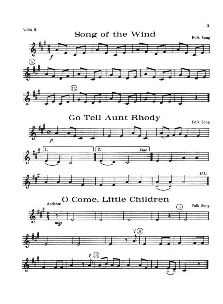 String Orchestra Accompaniments to Solos from Suzuki Violin School, Volumes 1 and 2 - Violin 2