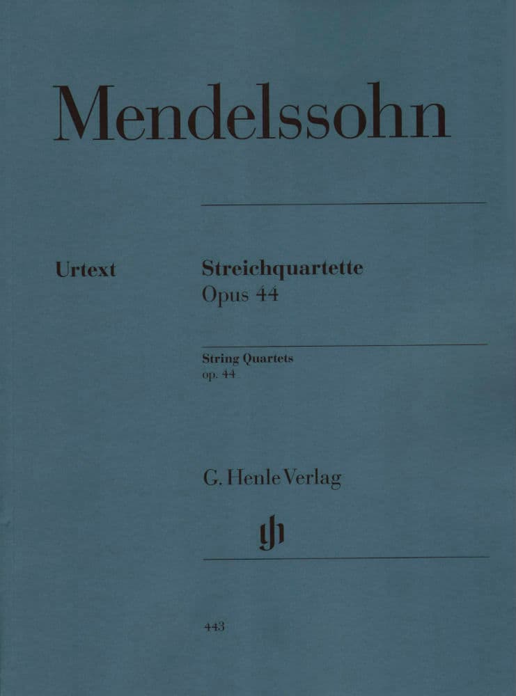 Mendelssohn Quartets Op. 44 Urtext Sheet Music