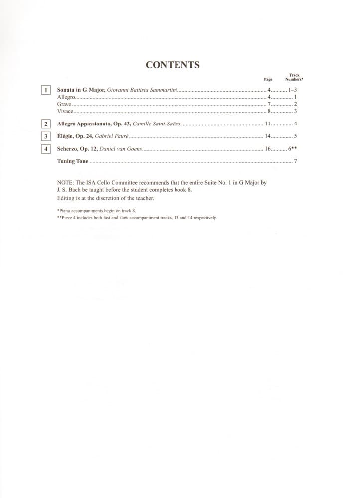 Suzuki Cello School Method Book and CD, Volume 8