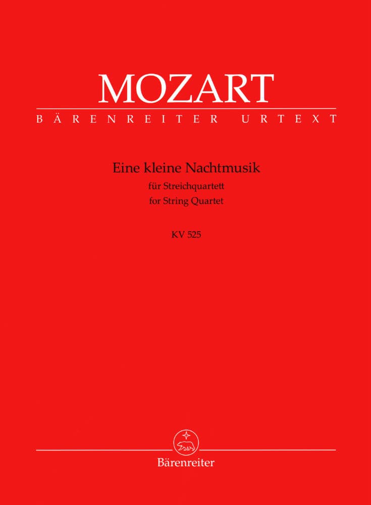 Classical Mozart Sheet Music - Eine Kleine Nachtmusik K. 525 Urtext