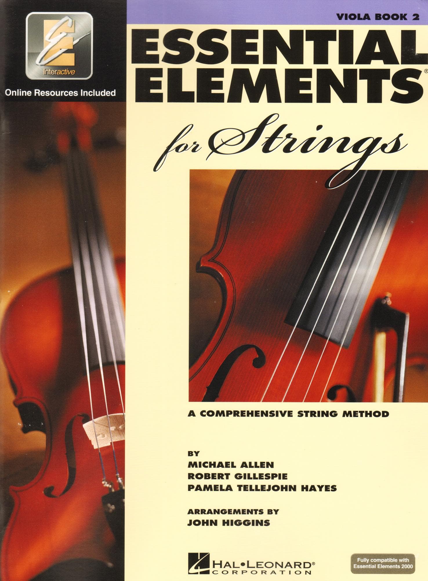 Essential Elements Interactive (formerly 2000) for Strings - Viola Book 2 - by Allen/Gillespie/Hayes - Hal Leonard Publication