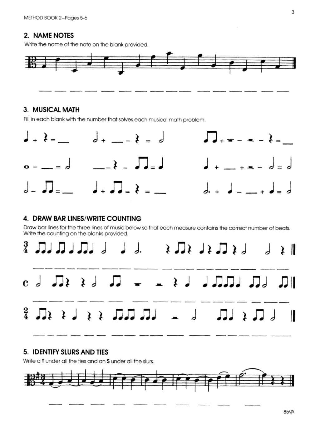 All For Strings - Theory Workbook 2 for Viola by Gerald E Anderson and Robert S Frost