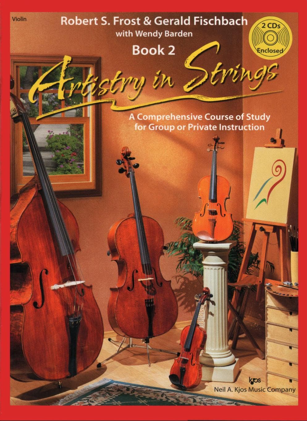 Frost/Fischbach - Artistry in Strings, Book 2 - Violin - Book/CD set - Neil A Kjos Music Co
