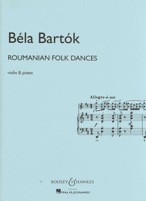 Bartok, Bela - Roumanian Folk Dances Sz 68 for Violin and Piano - Boosey & Hawkes Edition