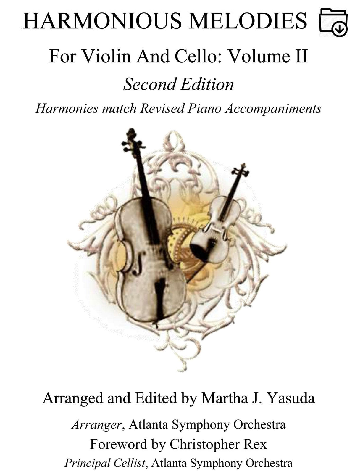 Yasuda, Martha - Harmonious Melodies For Violin And Cello, Volume II, 2nd Edition - Digital Download