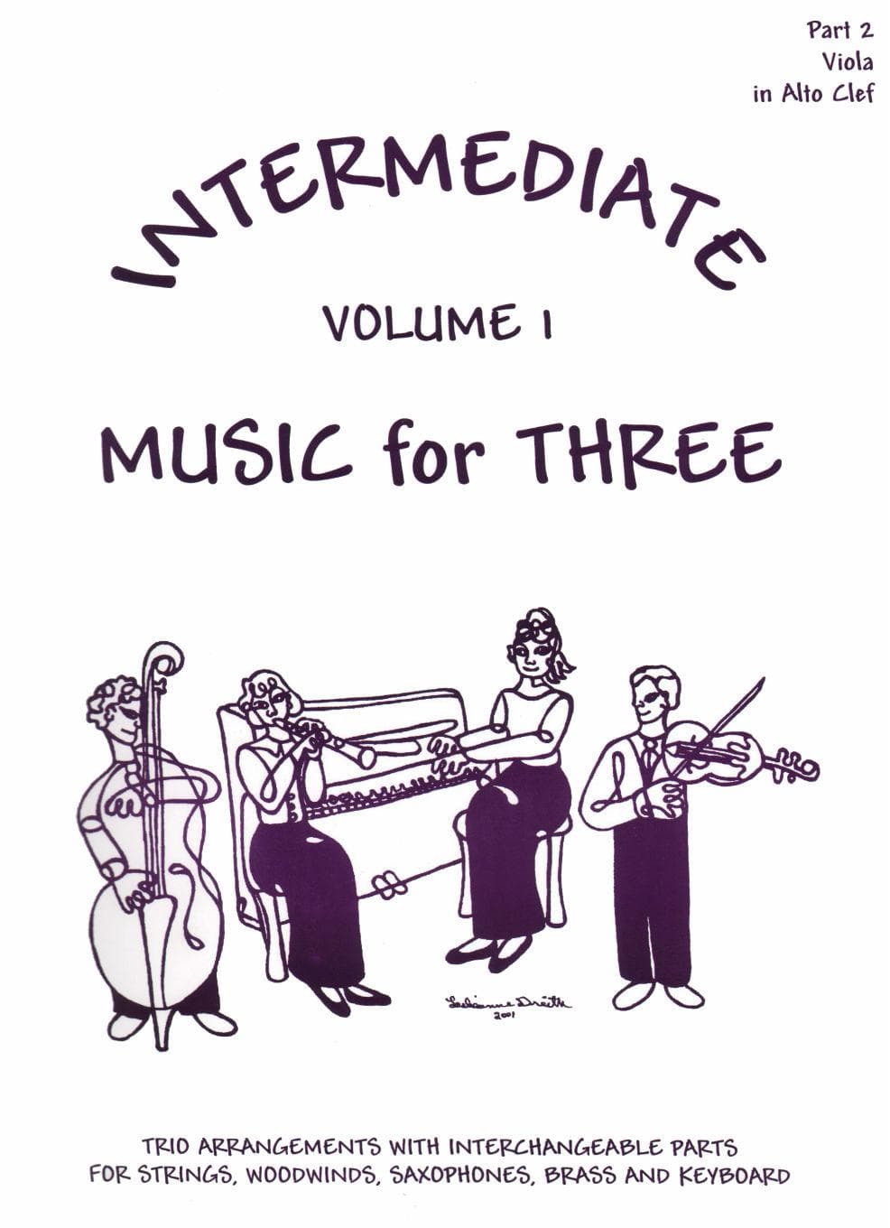 Music for Three, Intermediate, Volume 1, Viola part Published by Last Resort Music
