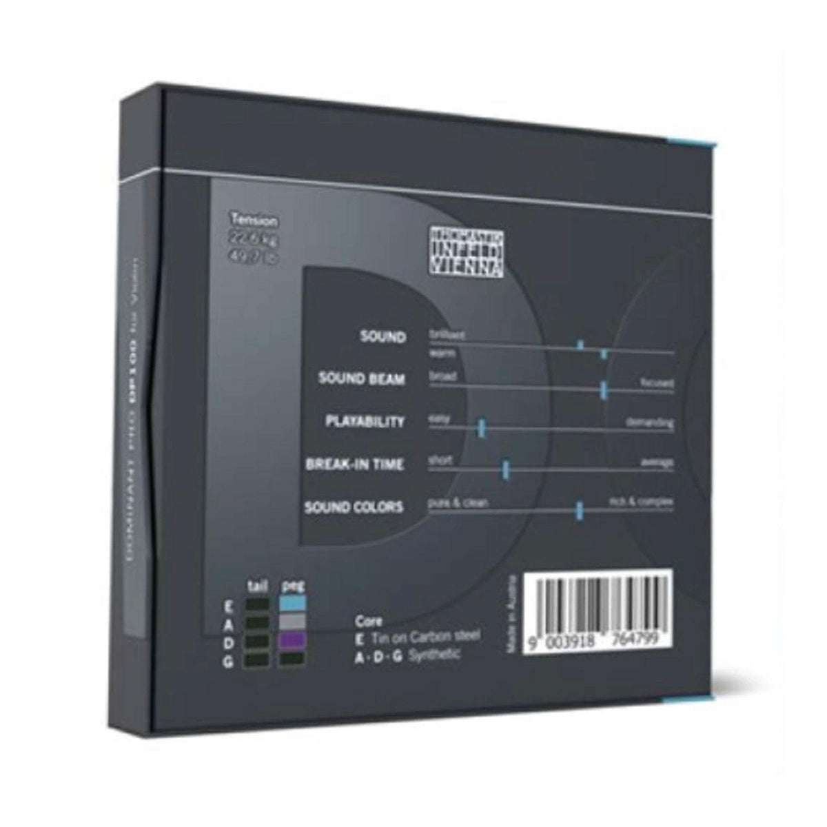 Thomastik-Infeld Dominant Pro Violin String Set - 4/4 Size - Medium Gauge